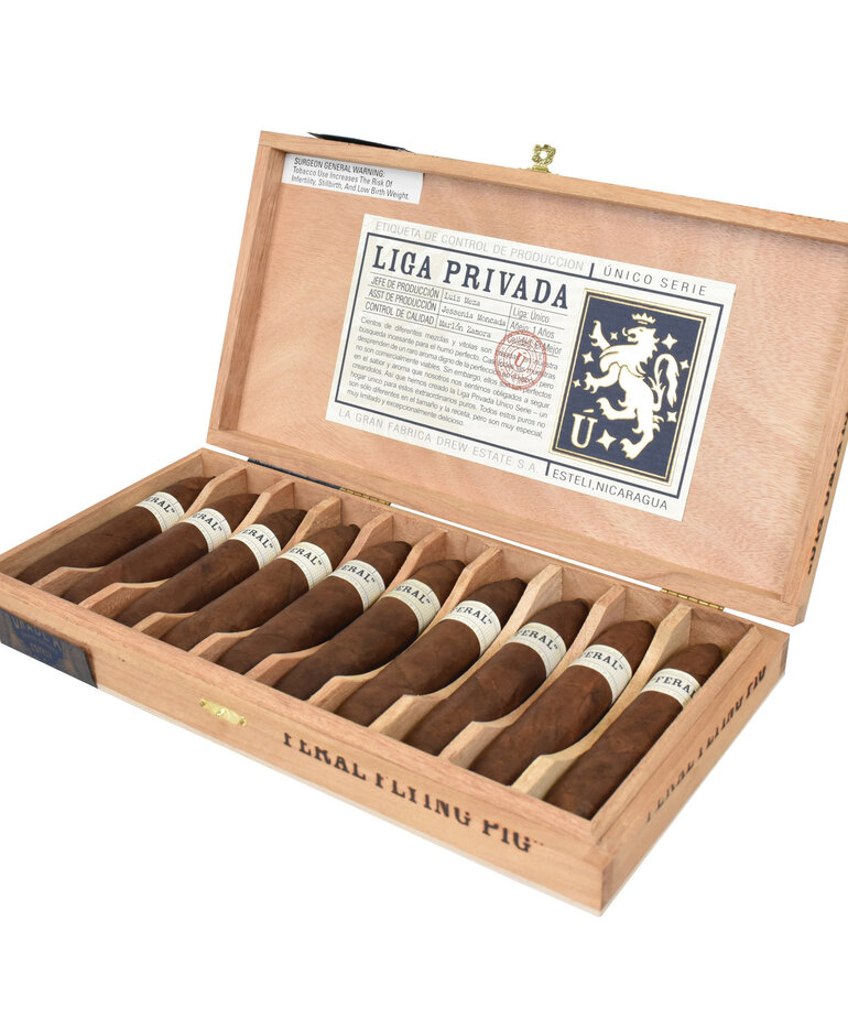 Liga Privada by Drew Estate Unico Series Feral Flying Pig 5 3/8x60 Box of 10