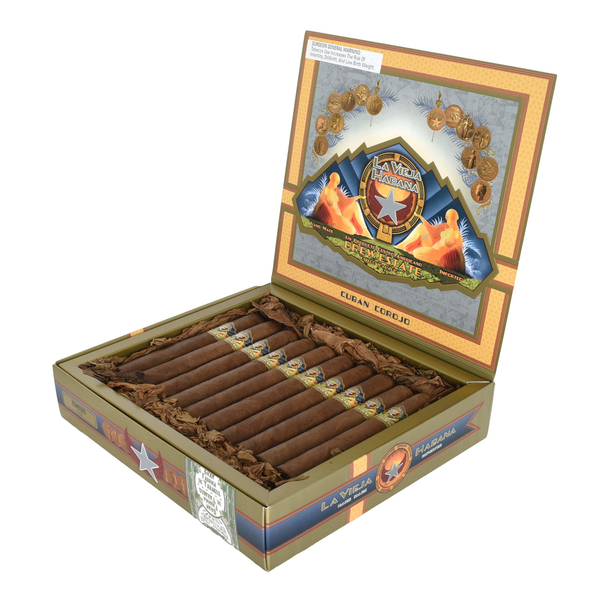 La Vieja Habana by Drew Estate Cuban Corojo Bombero Box of 20 The