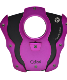 Colibri Colibri Straight Cutter Laquered Pink + Black Blades