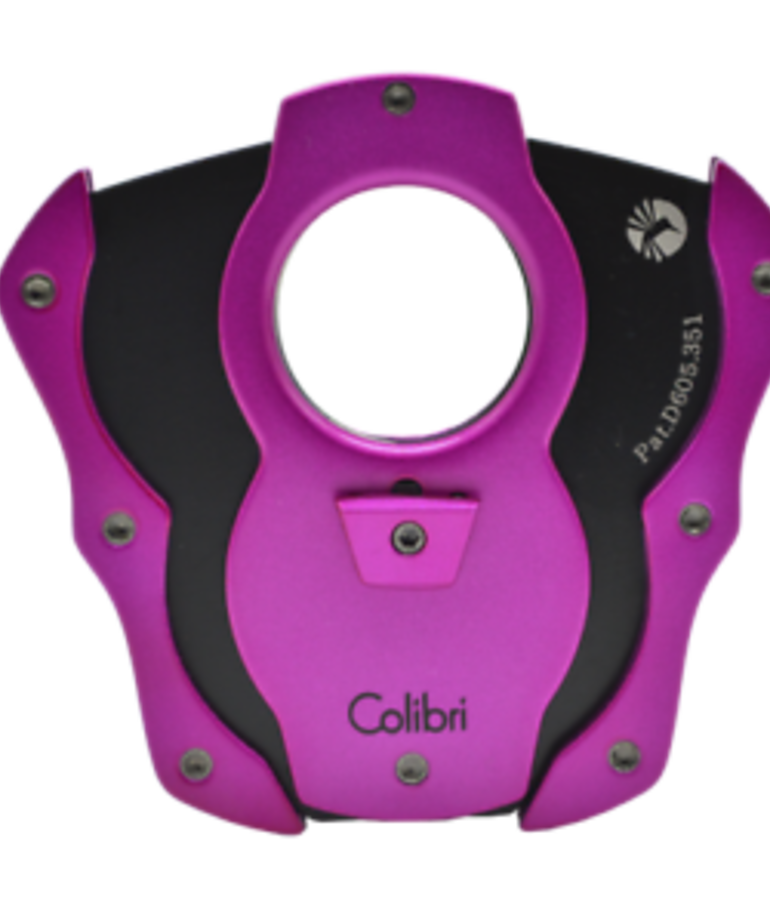 Colibri Colibri Straight Cutter Laquered Pink + Black Blades