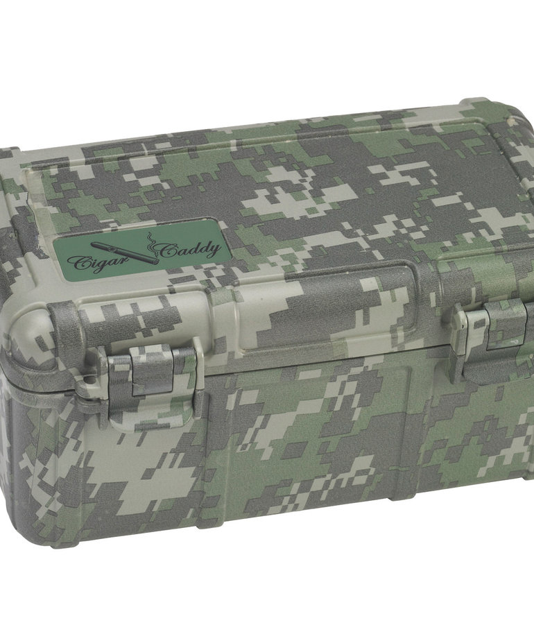 Cigar Caddy Cigar Caddy 15-Count Forest Camo Travel Humidor