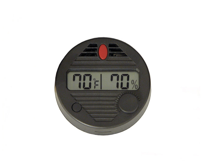 HygroSet Super Accurate Round Digital Hygrometer - CheapHumidors