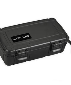 Lotus 10-Count Travel Humidor - Black