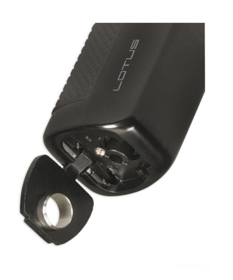 Lotus CEO Triple Flame Torch lighter - Chrome Satin & Black