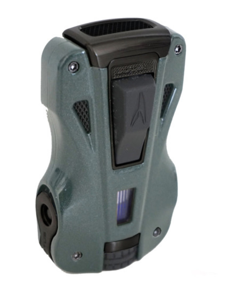 Lotus GT Twin Pinpoint Torch lighter - Green & Black Matte