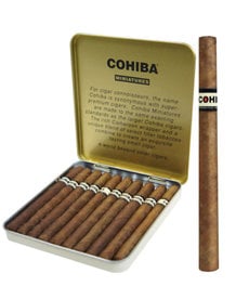 Cohiba Cohiba Minitures Tin of 10 Sleeve of 10 Tins