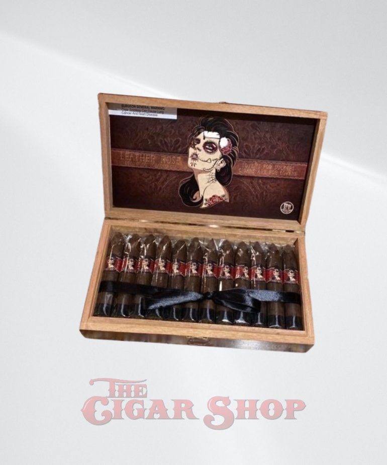 Deadwood by Drew Estate Leather Rose Torpedo 5x54 Box of 24