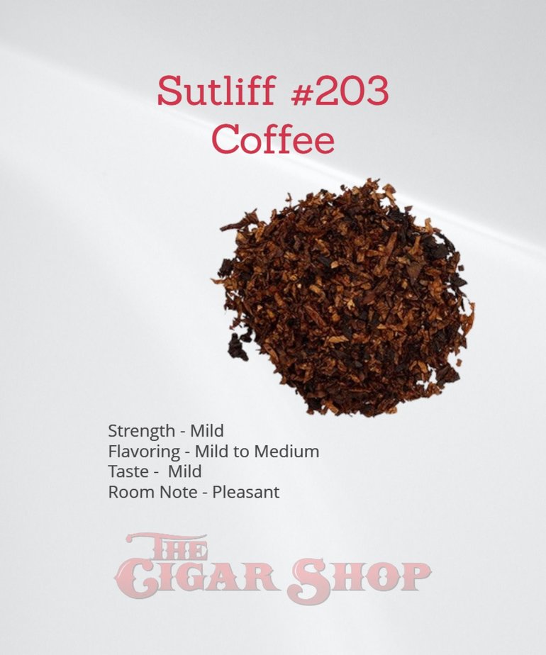 Sutliff Sutliff 203 Coffee Pipe Tobacco 1 oz.