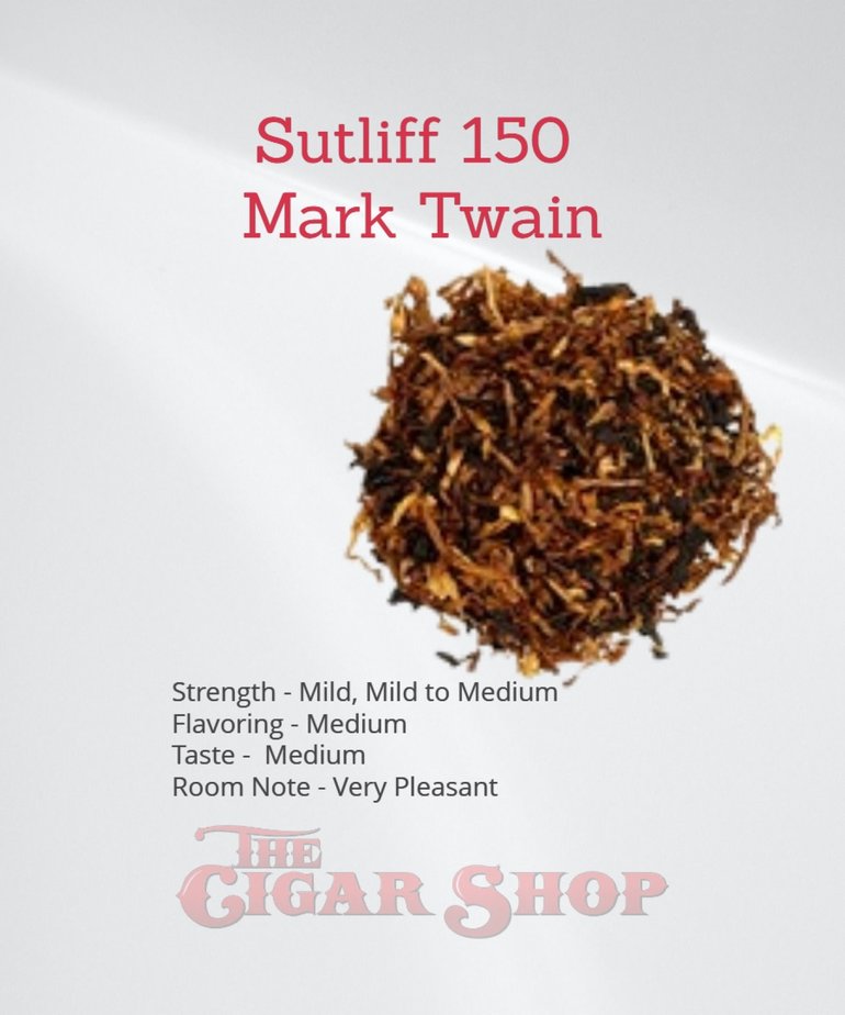Sutliff Sutliff 150 Mark Twain Pipe Tobacco 1 oz.