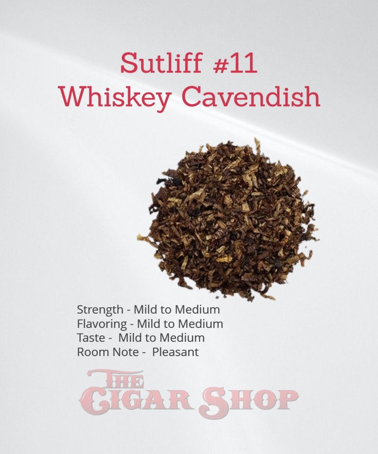 Sutliff Sutliff 11 Whiskey Cavendish Pipe Tobacco Bulk 1 lb.