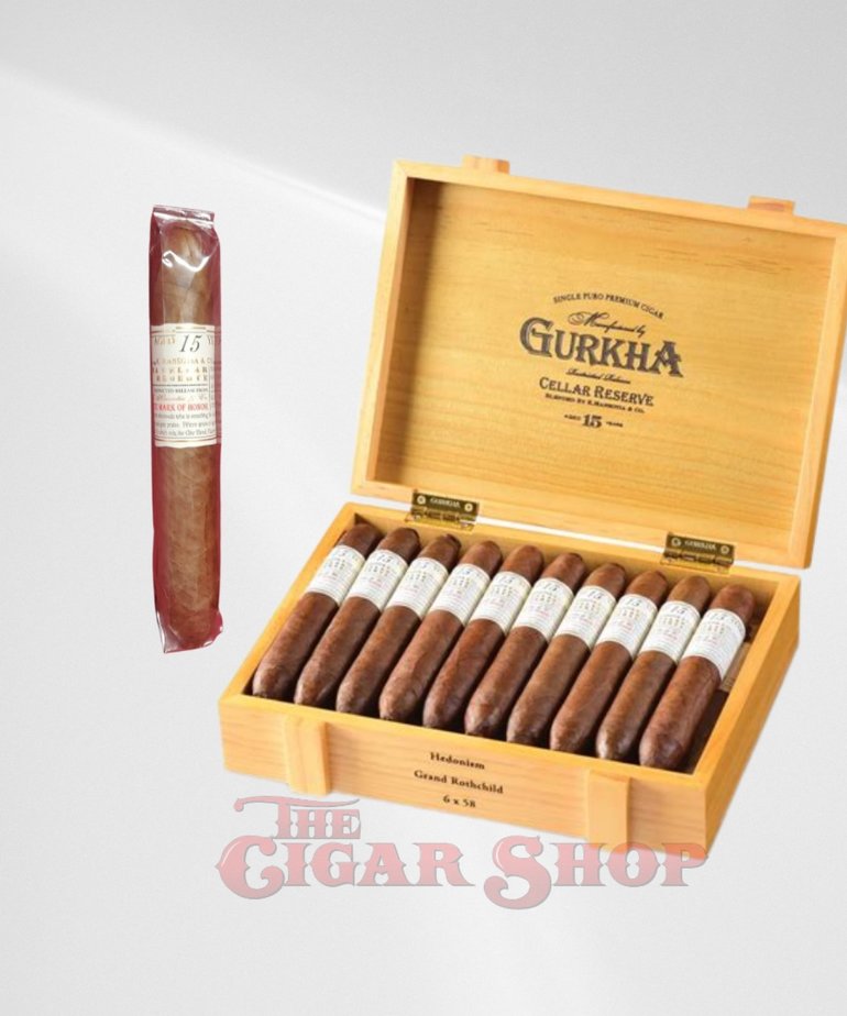 Gurkha Gurkha Cellar Reserve 15 Year Hedonism Perfecto 6x58 Box of 20