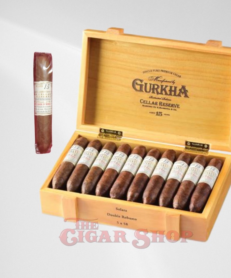 Gurkha Gurkha Cellar Reserve 15 Year Solara Perfecto 5x58 Box of 20
