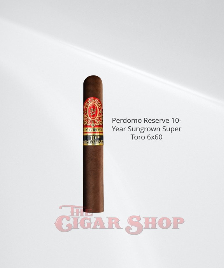 Perdomo Perdomo Reserve 10-Year Sungrown Super Toro 6x60