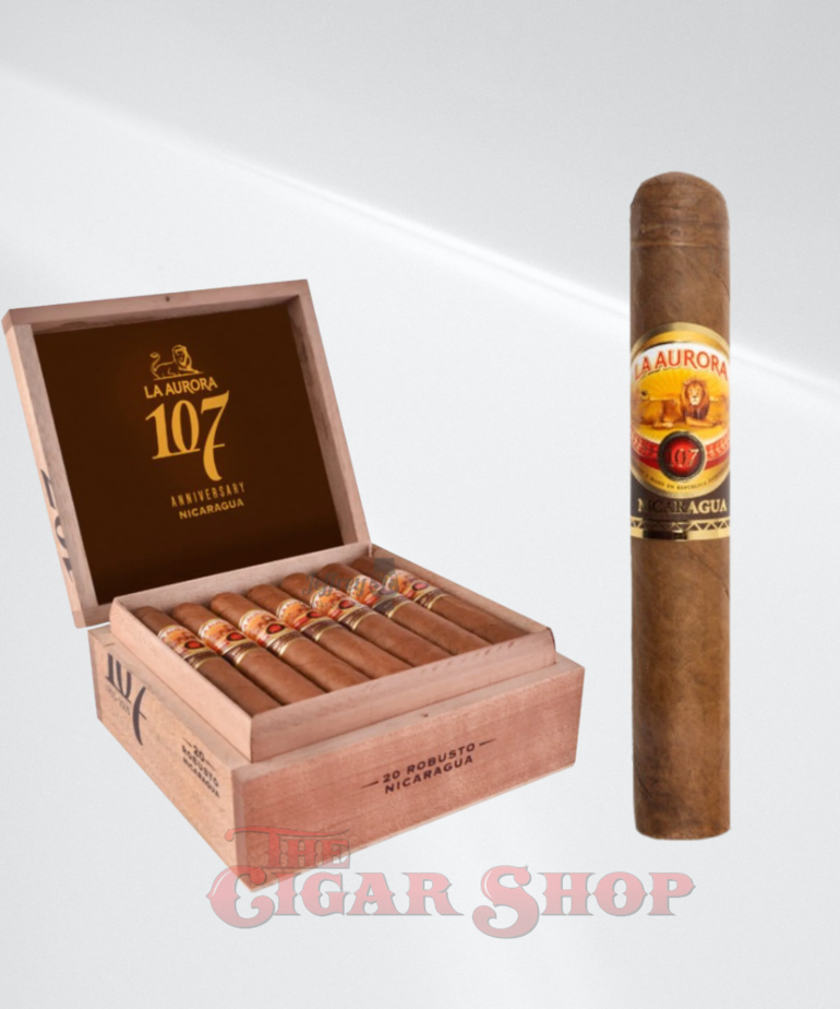La Aurora 107 Nicaragua Robusto 5x50 Box of 20