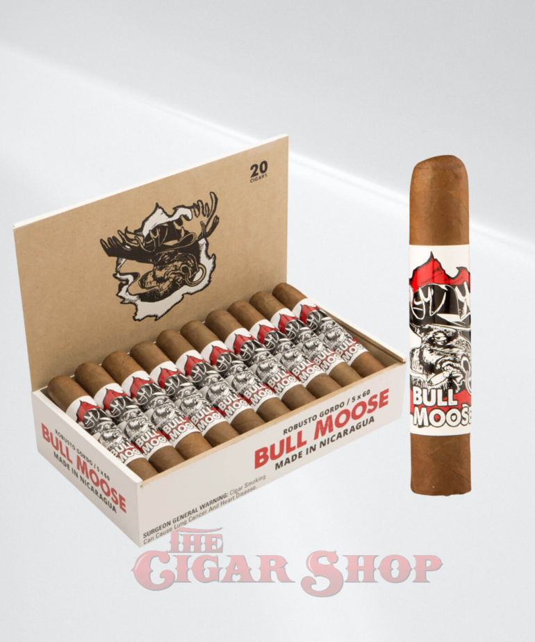 Chillin Moose Bull Moose Robusto Gordo 5x60 Box of 20