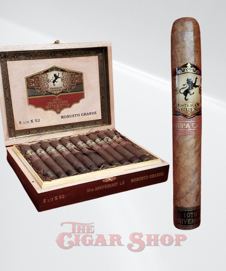 Esteban Carreras Esteban Carreras Chupacabra 10-Year Robusto Grande 5x54 Box of 20