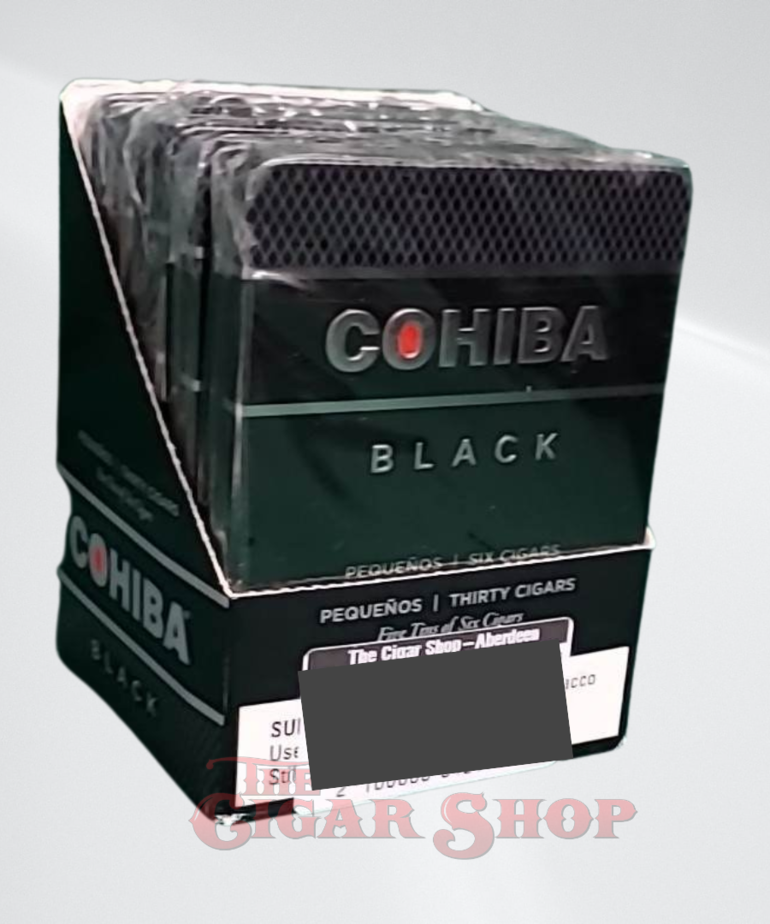 Cohiba Cohiba Black Pequenos Tin of 6 Sleeve of 5 Tins