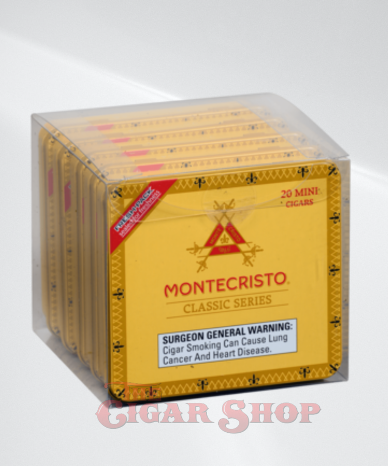 MonteCristo Classic Mini Tin of 20 Sleeve of 5 Tins