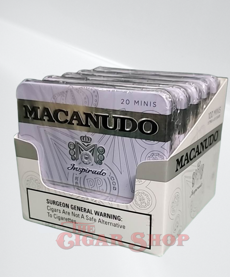 Macanudo Macanudo Inspirado White Mini Tin of 20 Sleeve of 5 tins