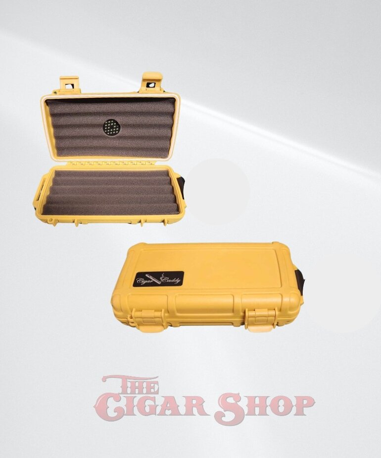 Cigar Caddy 5-Count Desert Tan Travel Humidor
