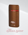 Lotus Matrix Triple Torch lighter with Punch - Brown