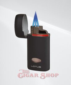Lotus Matrix Triple Torch with Punch - Black Matte