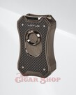 Lotus Emperor Quad Flame Table Torch lighter - Gunmetal & Carbon Fiber