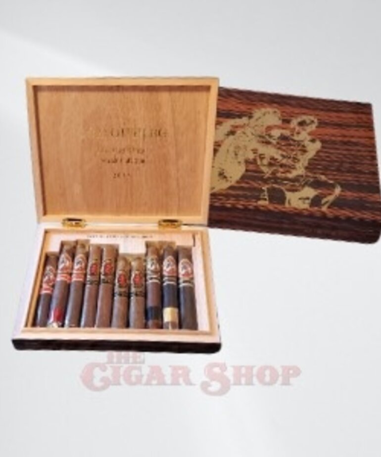 God of Fire God of Fire KKP Special Reserve 10-Cigar Assortment in Macassar Custom Box