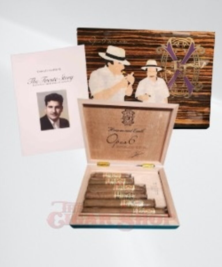 OpusX Fuente Fuente OpusX Opus6 Macassar Ebony Box with 6 Cigars