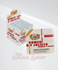 Romeo y Julieta Romeo y Julieta Minis Tin of 20 Original White Sleeve of 5 Tins