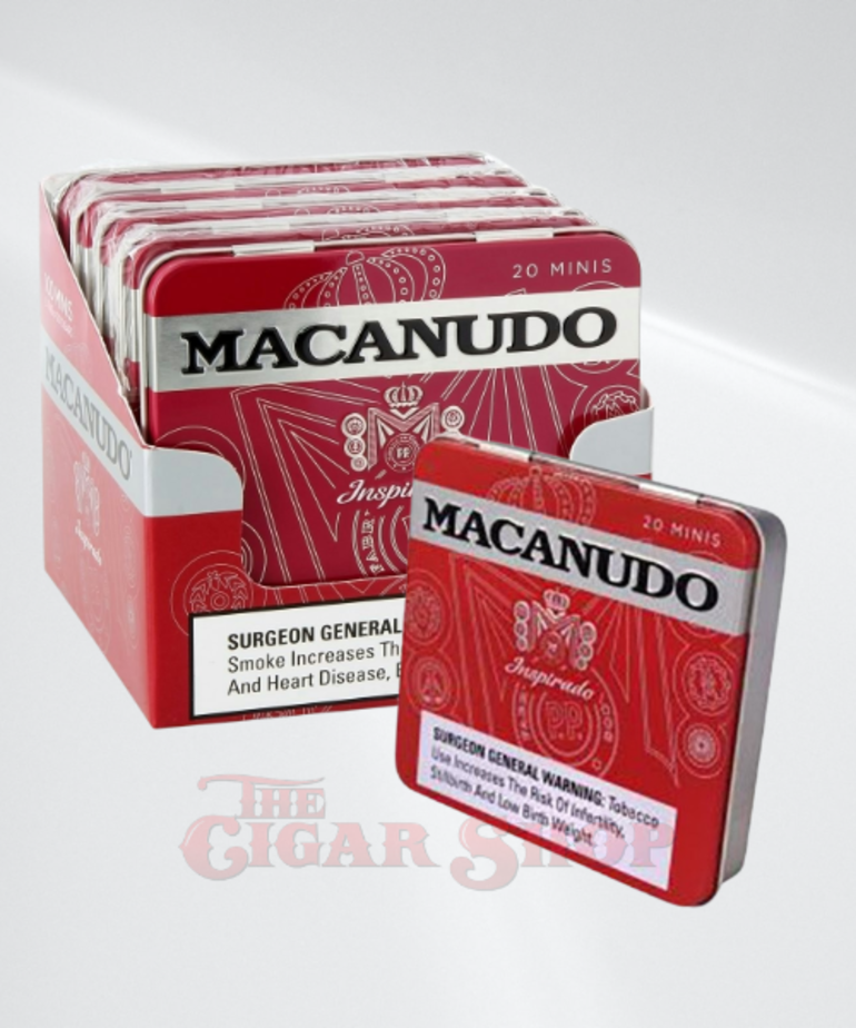 Macanudo Macanudo Inspirado Red Mini Tin of 20