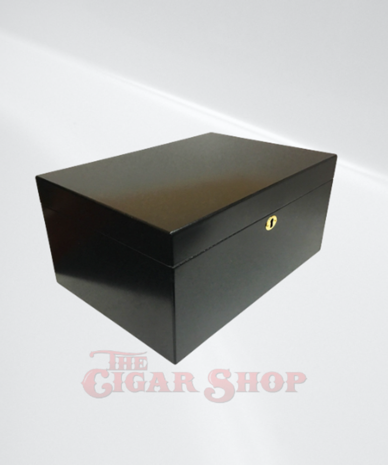 Milano II 100-Count Humidor - Black