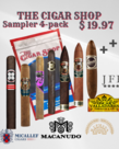 Cigar Shop The Cigar Shop  Sampler 4-Pack
