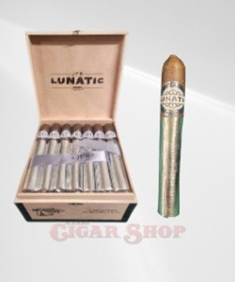 JFR JFR Lunatic Maduro Round Head Pie Terminado Pigtail 7x70 Box of 28
