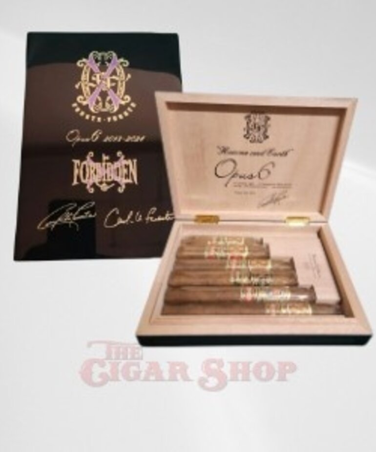 Fuente Fuente OpusX Opus6 Black Travel Humidorr with 6 Cigars