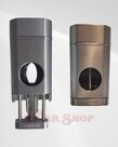 Lotus Rocket Triple Torch with V-Cutter - Chrome