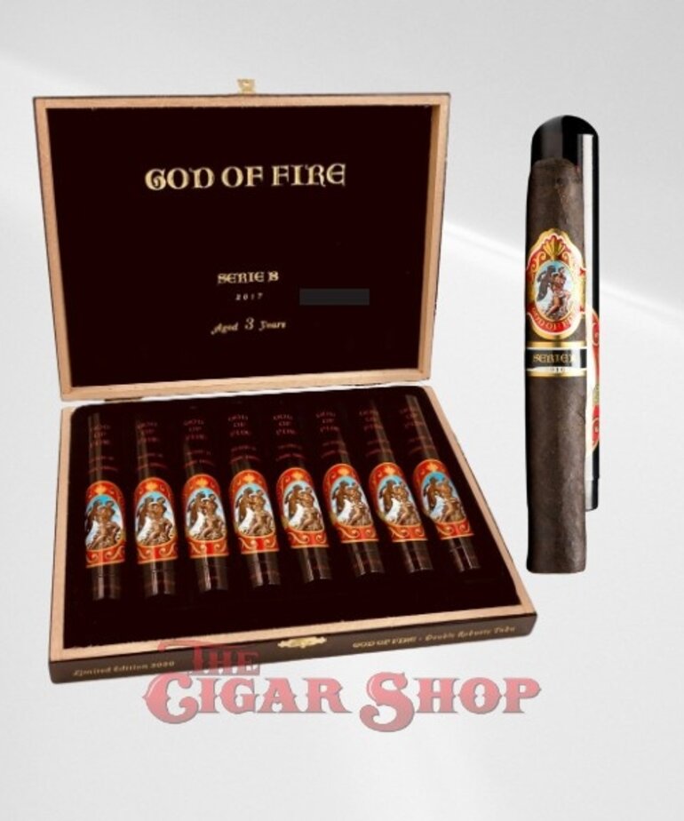 God of Fire God of Fire Serie B Double Robusto Tubo 52x5.75