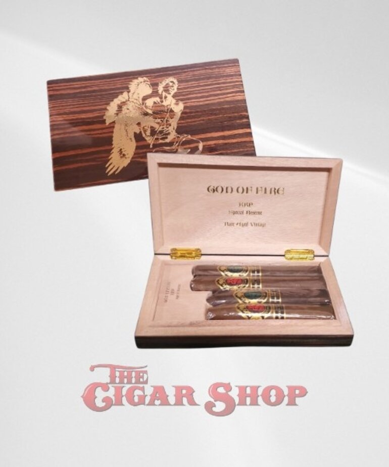 God of Fire God of Fire KKP Never Back Down and Special Reserve Macassar 4-Cigar Assortment