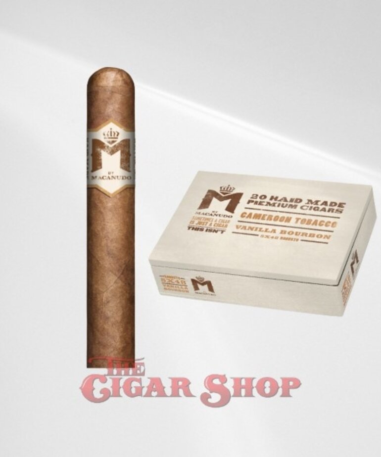 Macanudo M by Macanudo Vanilla Bourbon Robusto 5x50 Box of 20