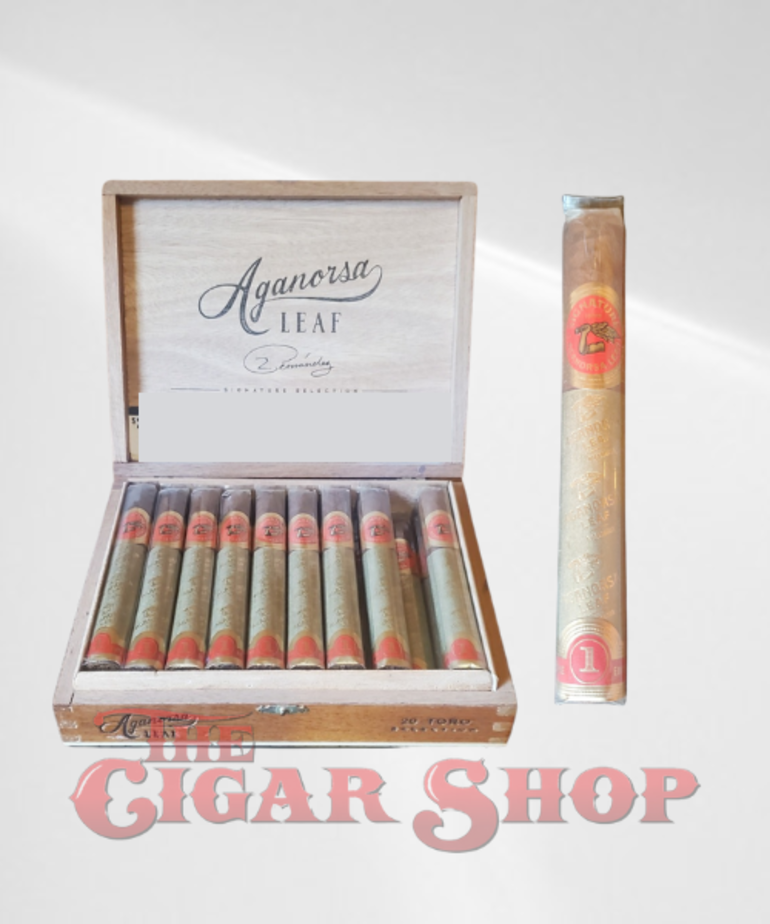 Aganorsa Leaf Signature Selection Toro 6x52 Box of 20