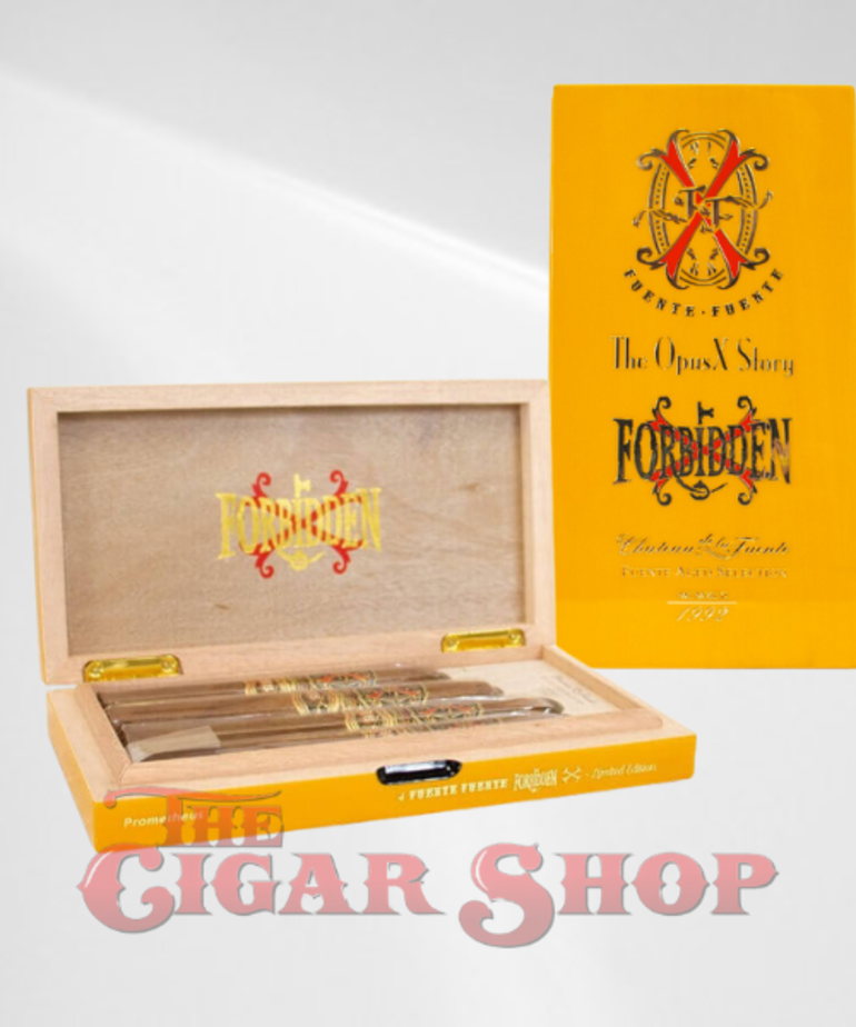 Arturo Fuente Fuente Fuente OpusX Forbidden X Story Box of 4 - Yellow