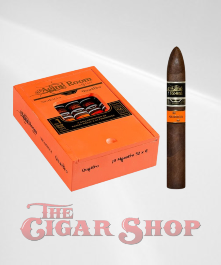 Aging Room Quattro Nicaragua Maestro Belicoso 52x6 Box of 10