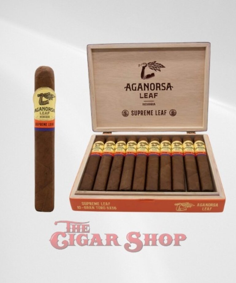 Aganorsa Leaf Aganorsa Supreme Leaf Corojo Gran Toro BP 6x56 Box of 10