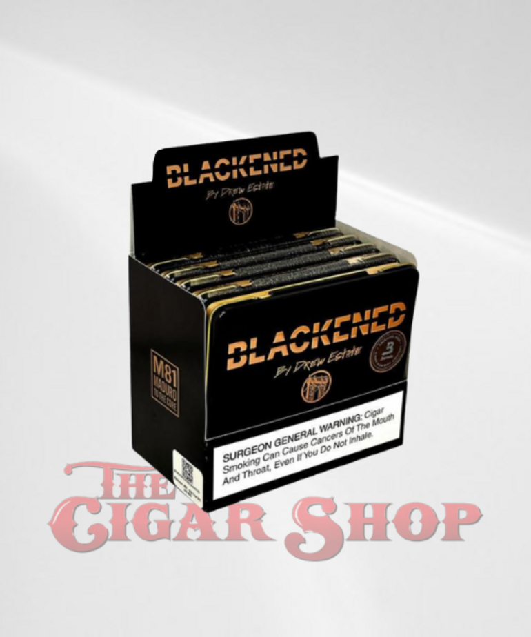 Blackened by Drew Estate M81 4x32 Tin of 10 Sleeve of 5