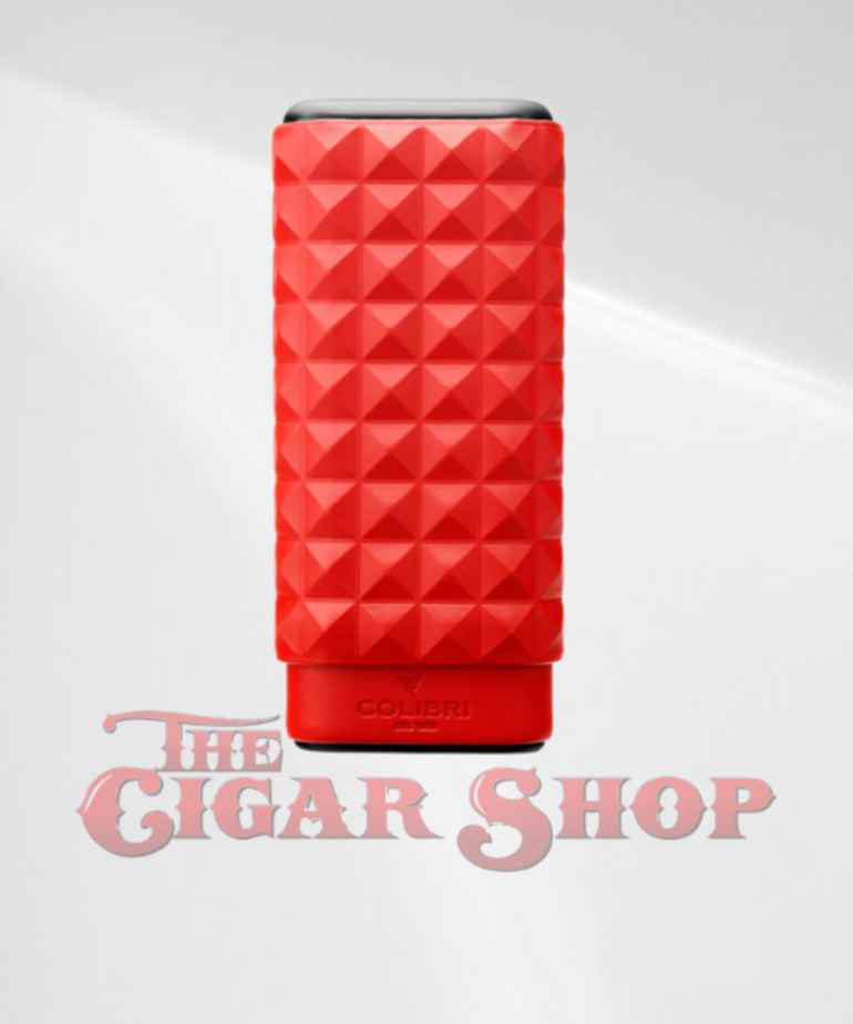 Colibri Colibri Quasar Triple Cigar Case - Red