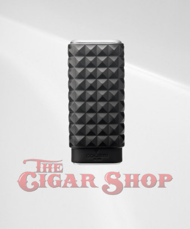 Colibri Colibri Quasar Triple Cigar Case - Black