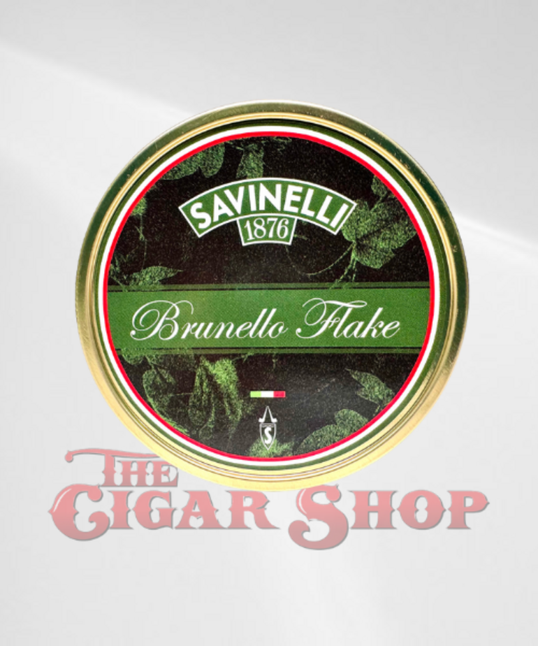 Savinelli Savinelli Brunello Flake 100g Pipe Tobacco Tin