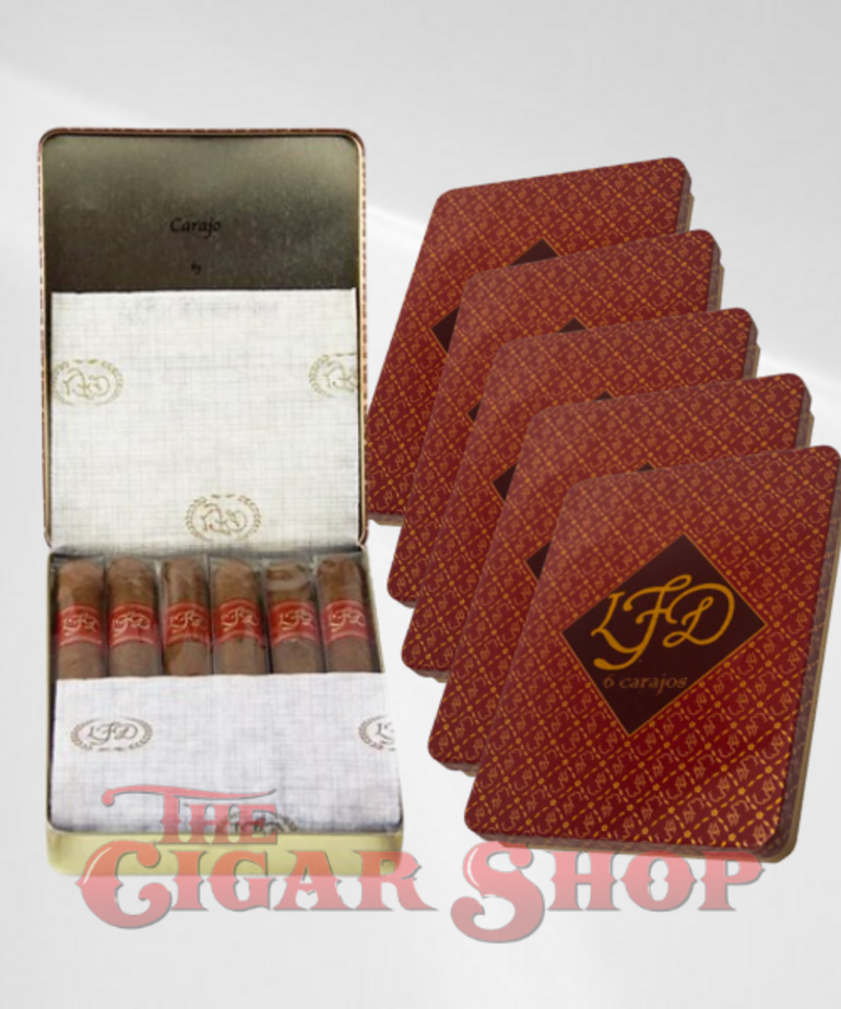 La Flor Dominicana La Flor Dominicana Carajos Natural 4x34 Tin of 6 Sleeve of 5