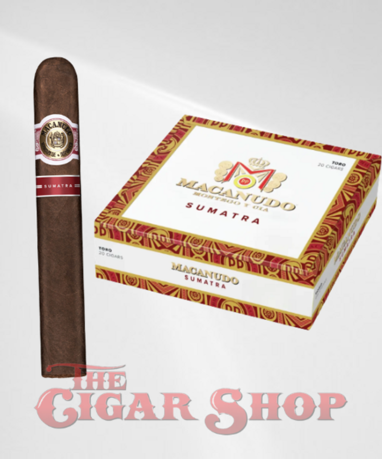 Macanudo Macanudo Sumatra Box-Pressed Toro 6x50 Box of 20