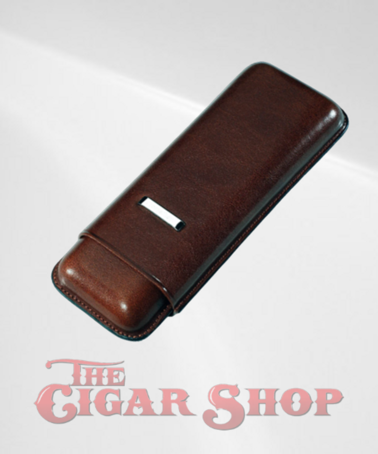 Prometheus Prometheus Brown Two Cigar Case (60 Ring Gauge)